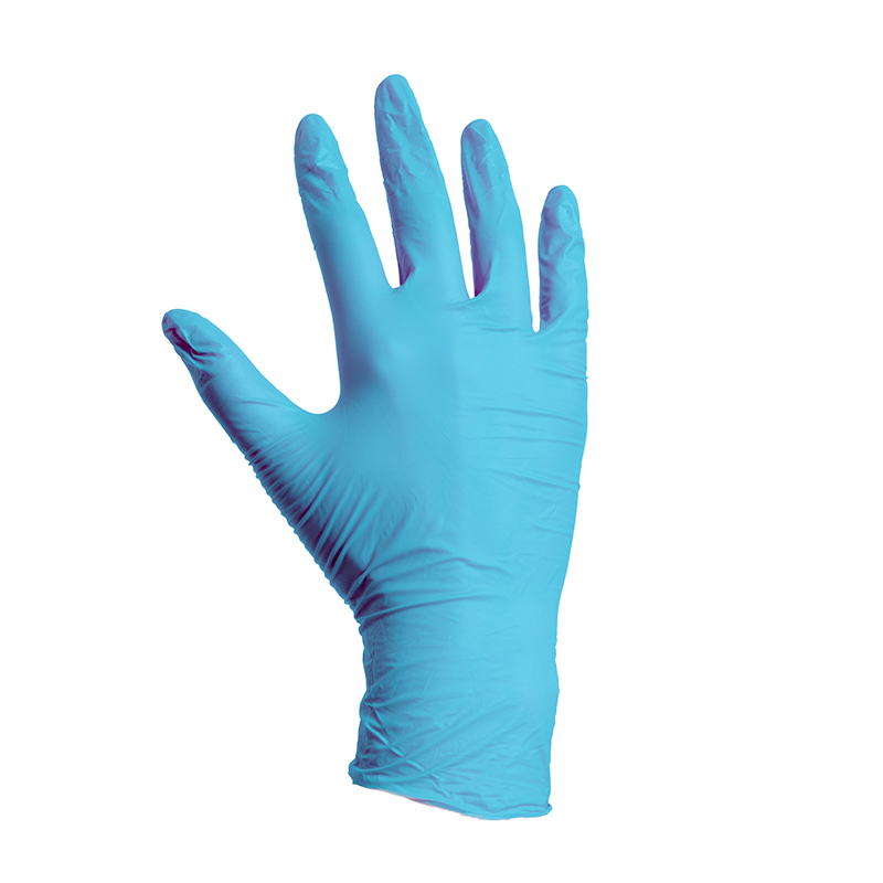 Handschuhe Nitril hellblau Gr. M